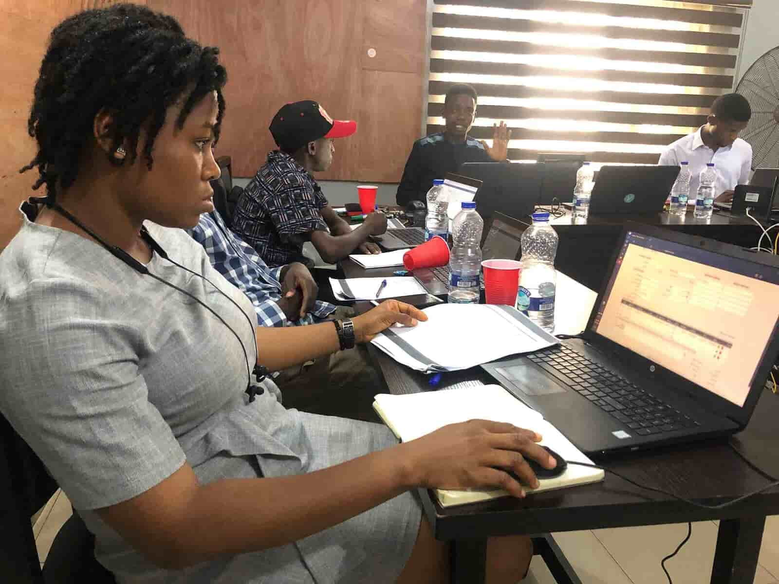 image taken during zoho software training sessions with Droidedge Consulting