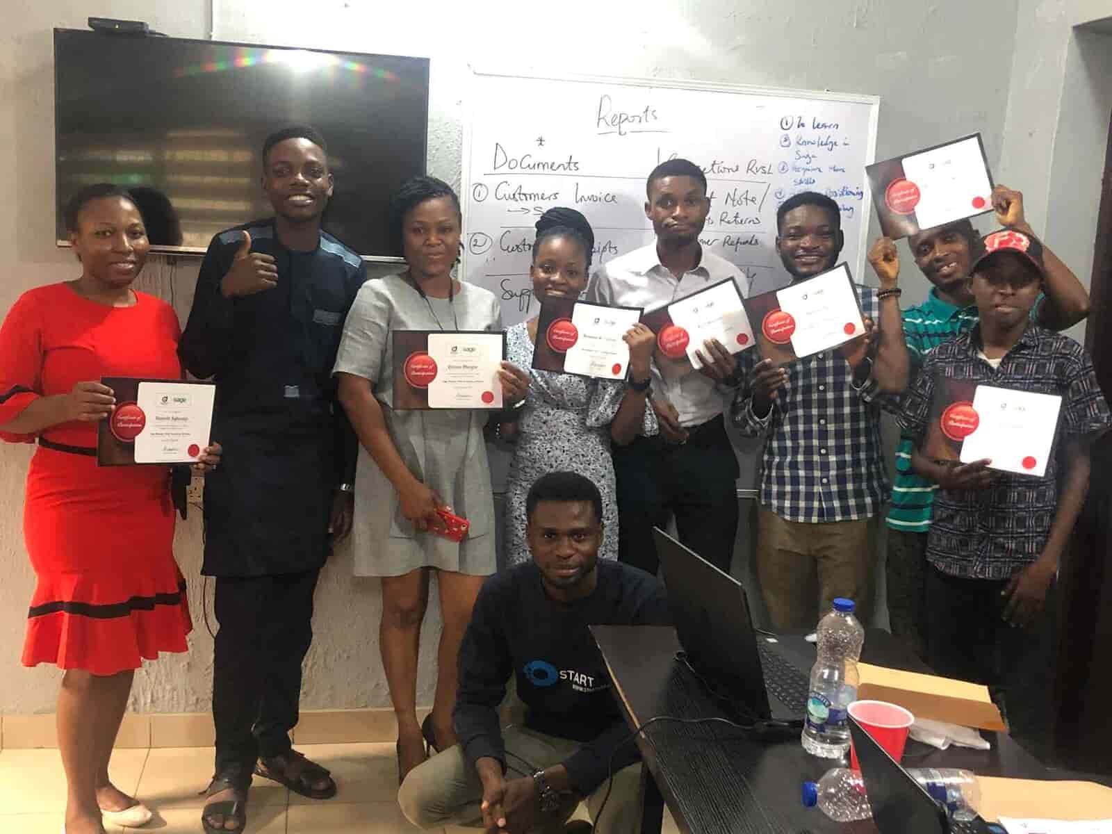 image taken during zoho training sessions with Droidedge Consulting