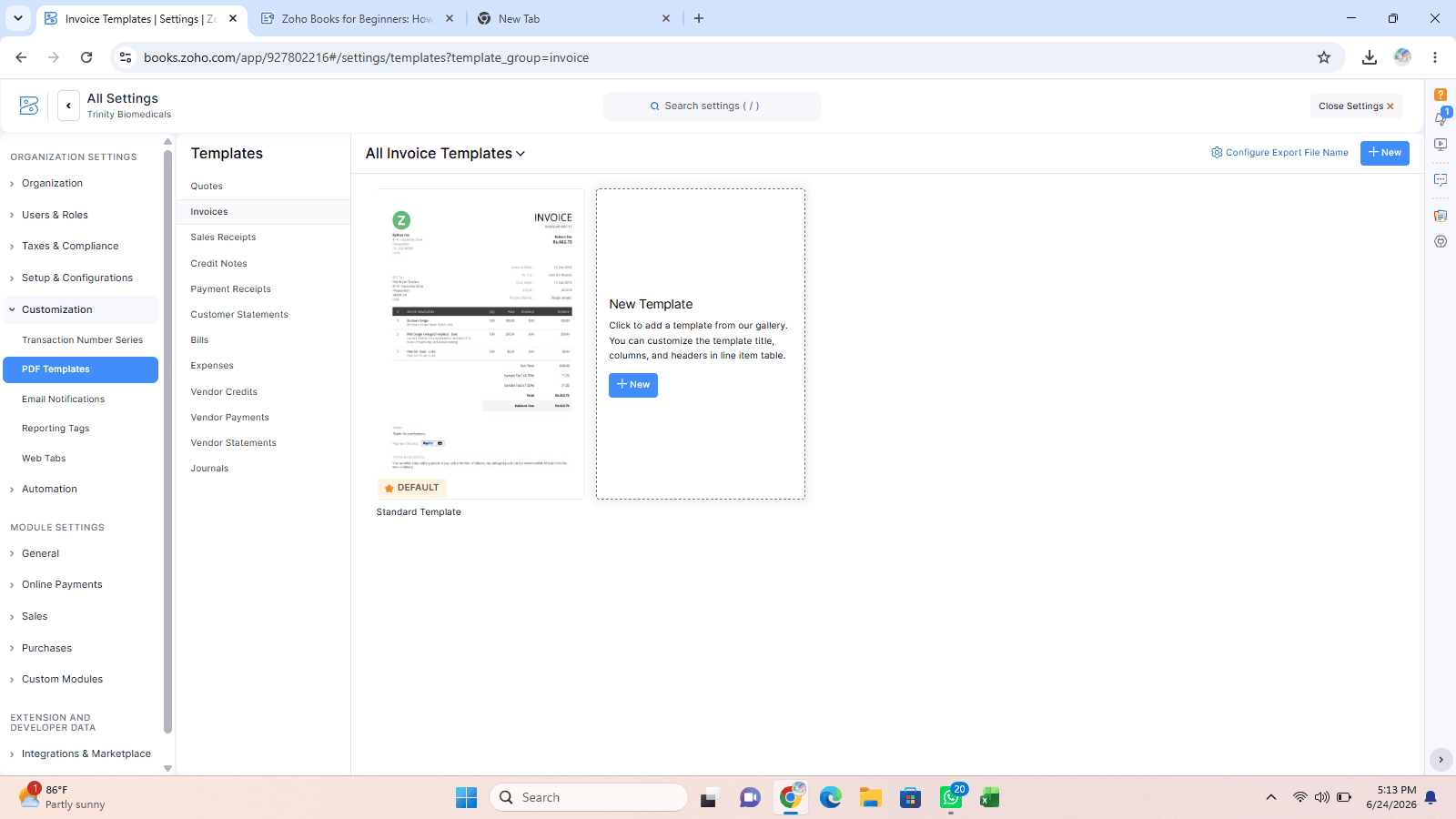Create Your Zoho Books Account