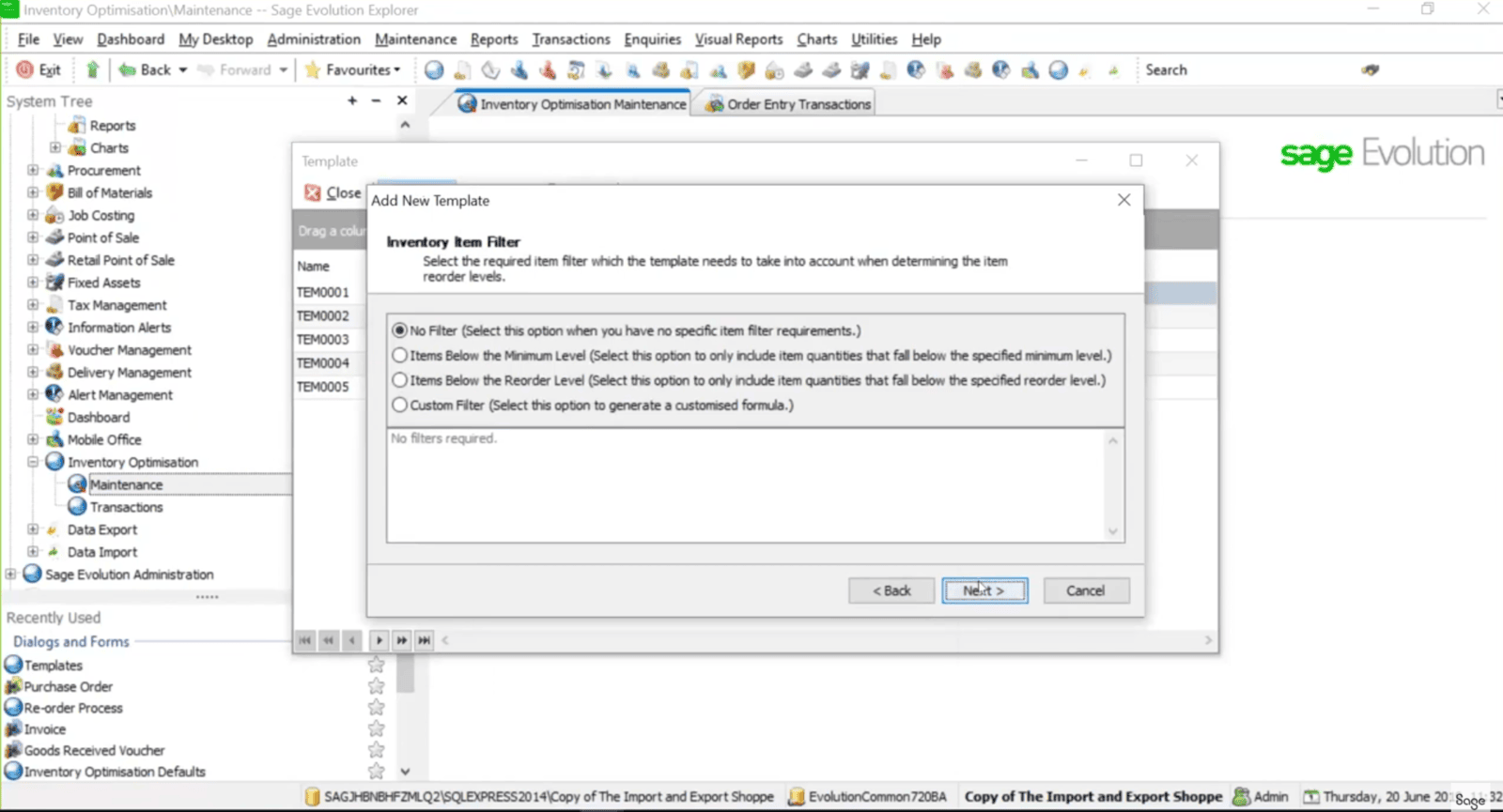 Stock Levels in Check with Automation in Sage 200 Evolution
