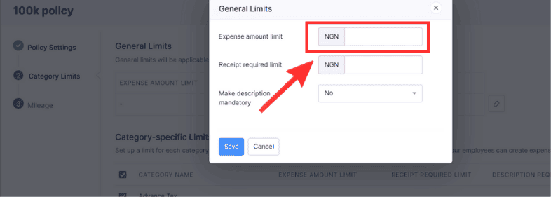 Expense Policies in Zoho Expense