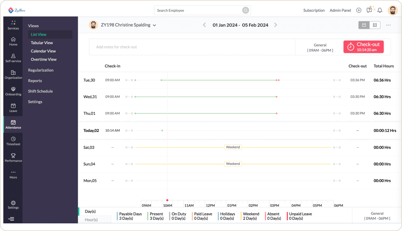 HR in Zoho One