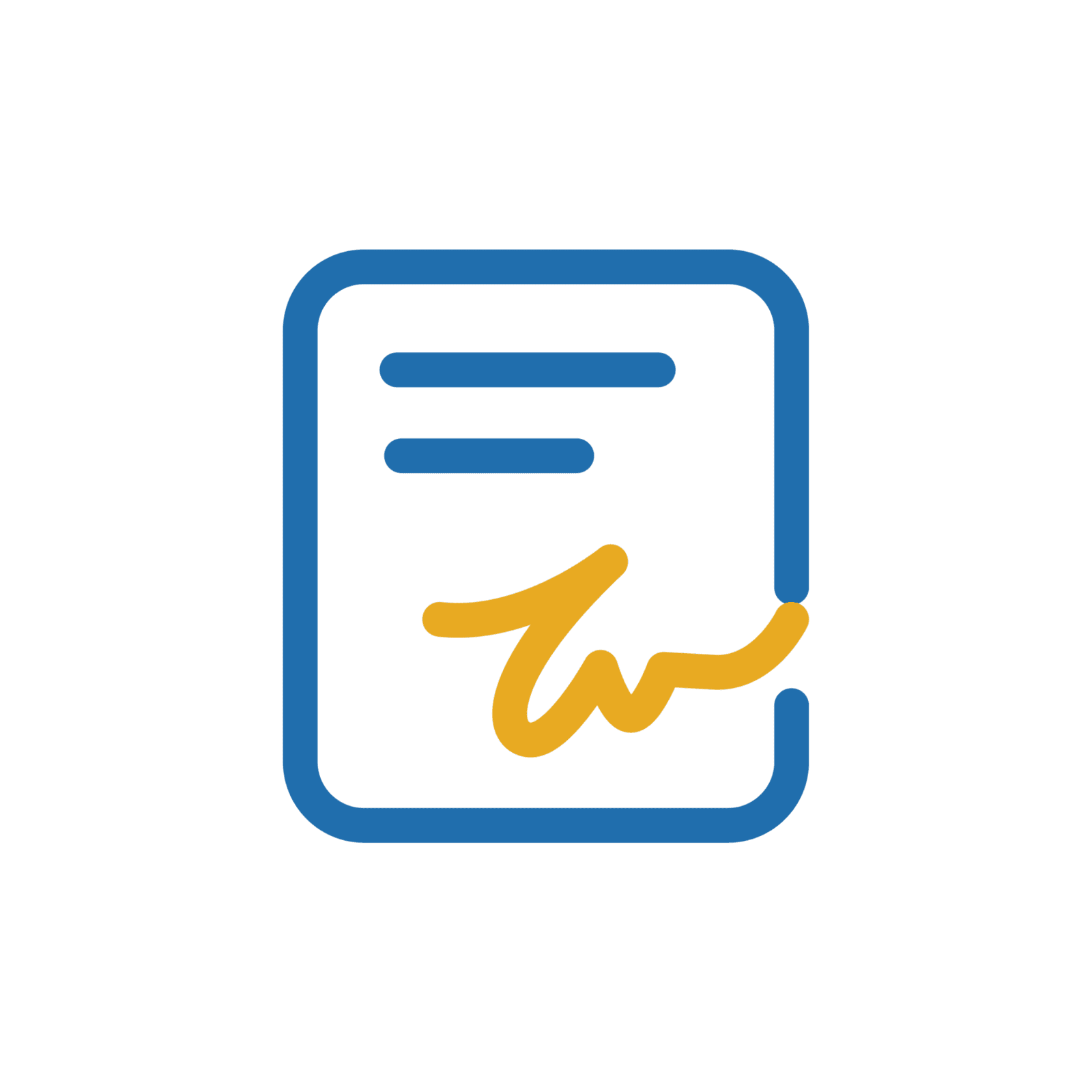 This is a Zoho sign icon